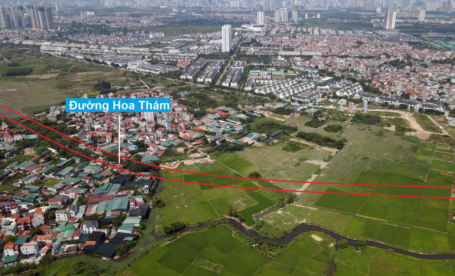 Đường sẽ mở theo quy hoạch ở xã La Phù, Hoài Đức, Hà Nội (phần 2)