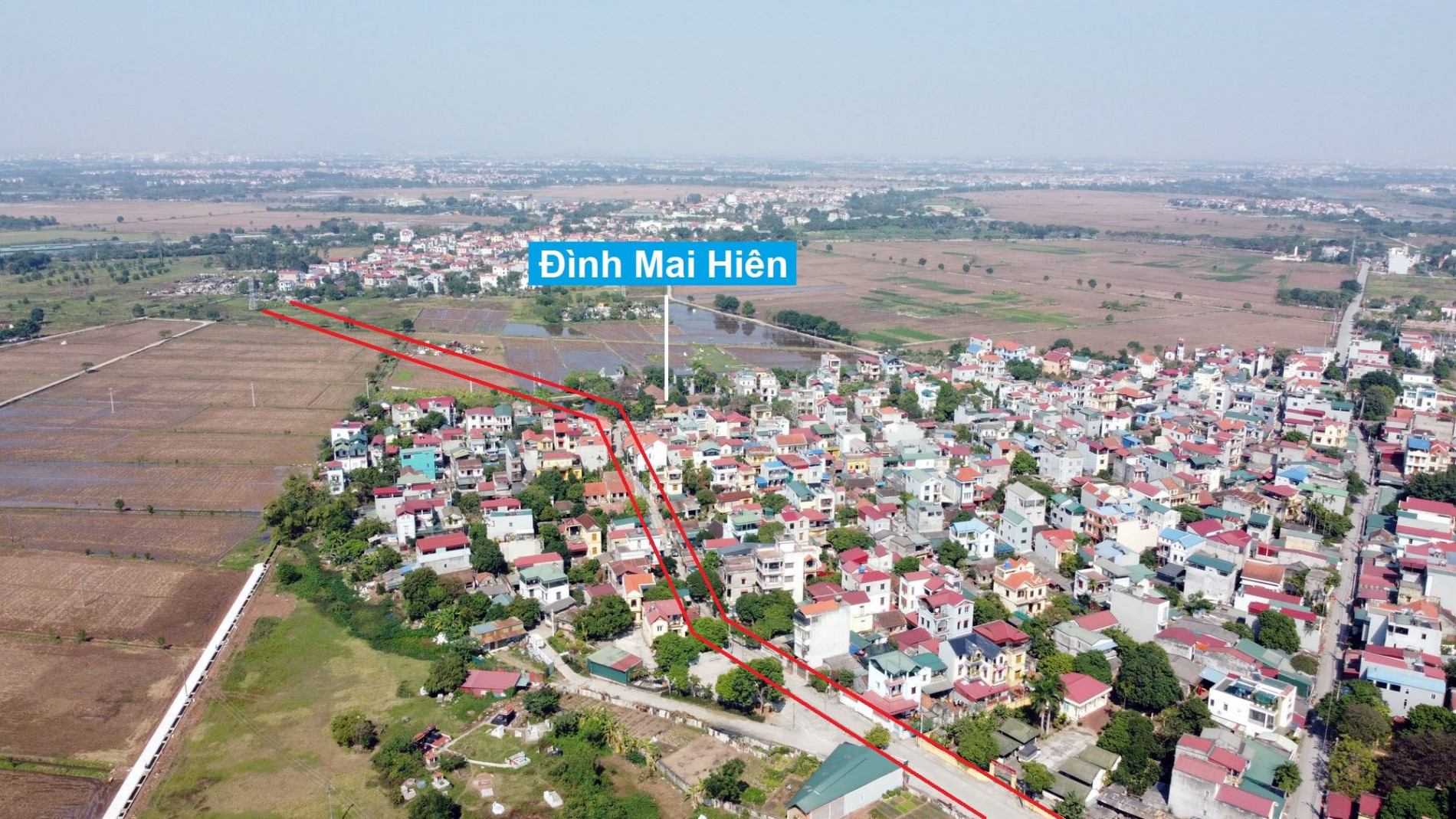 Đường sẽ mở theo quy hoạch ở xã Mai Lâm, Đông Anh, Hà Nội (phần 8)