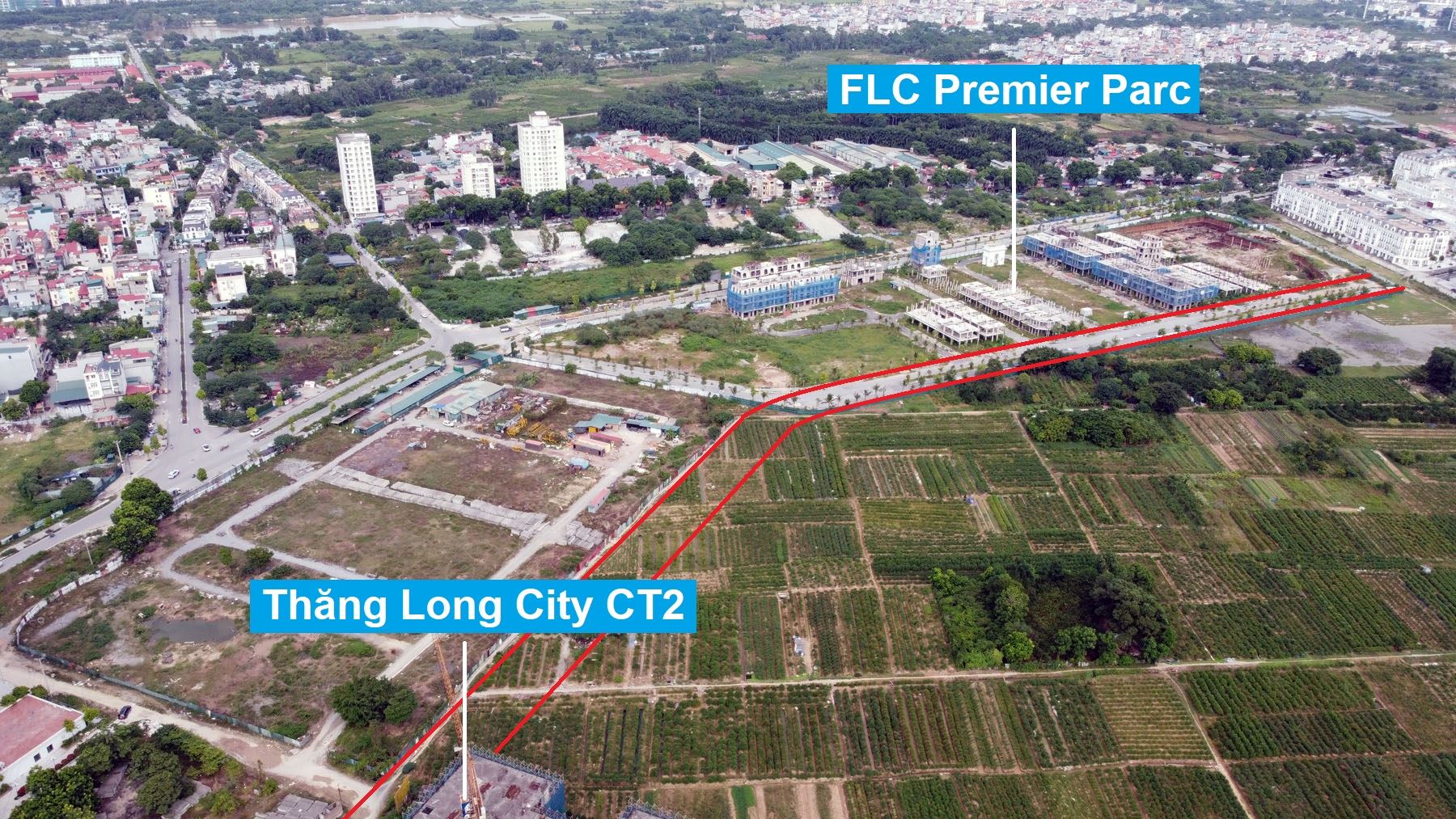 Đường sẽ mở theo quy hoạch ở phường Đại Mỗ, Nam Từ Liêm, Hà Nội (phần 2)