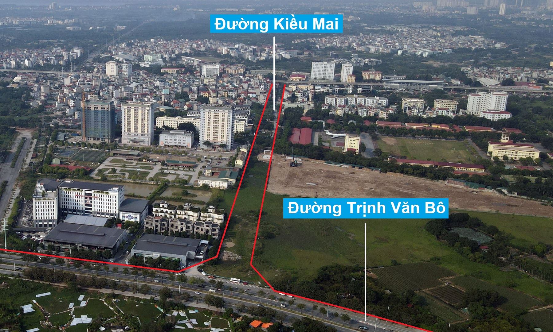 Đường sẽ mở theo quy hoạch ở phường Xuân Phương, Nam Từ Liêm, Hà Nội (phần 2)