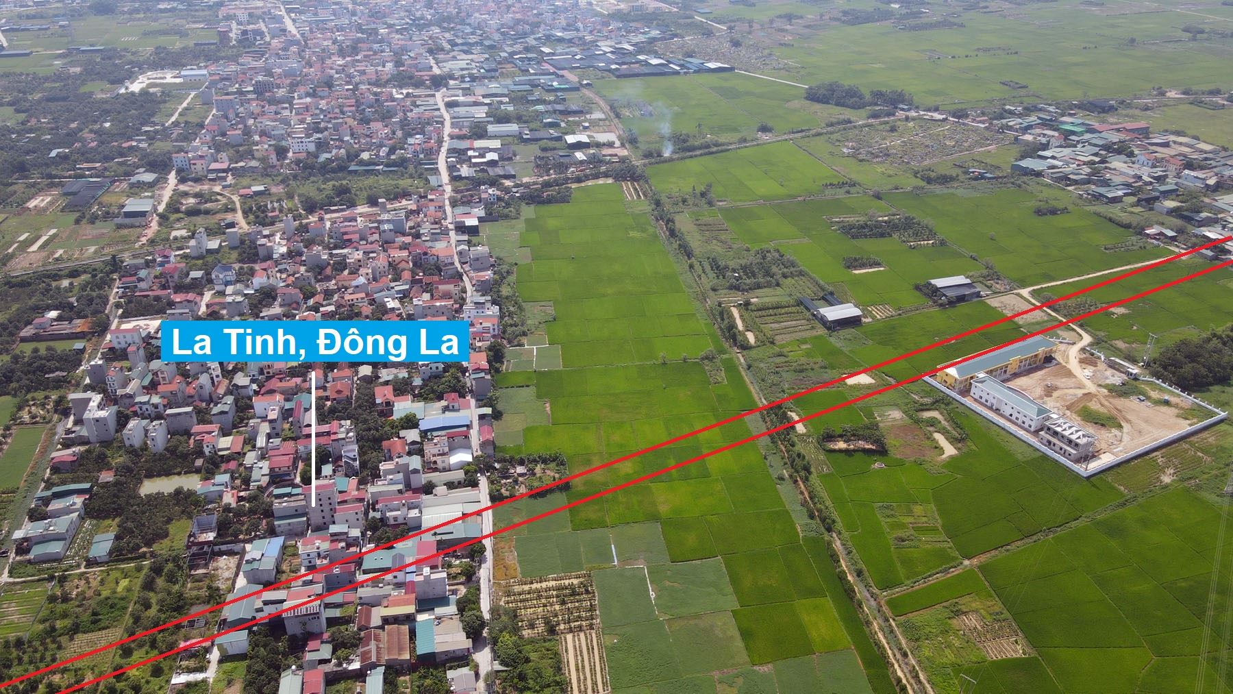 Đường sẽ mở theo quy hoạch ở xã Đông La, Hoài Đức, Hà Nội (phần 2)