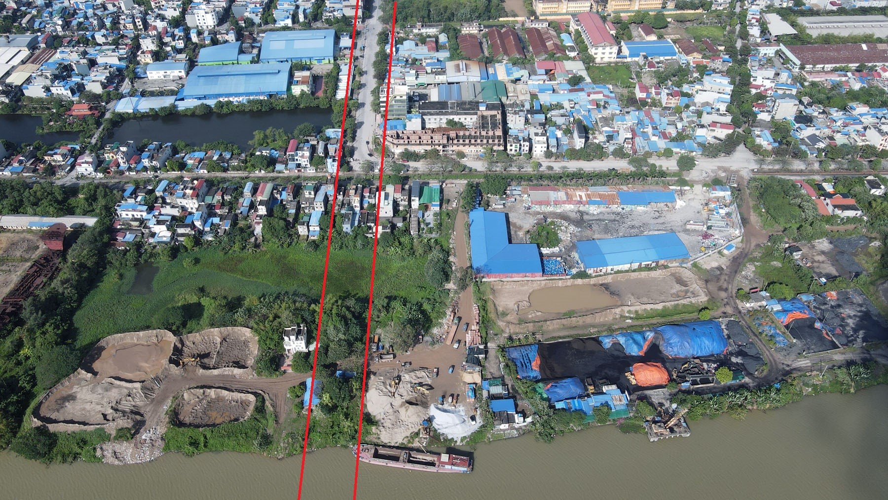 Nam Định: Cận cảnh vị trí bắt đầu xây cầu qua sông Đào trị giá 1.200 tỷ đồng