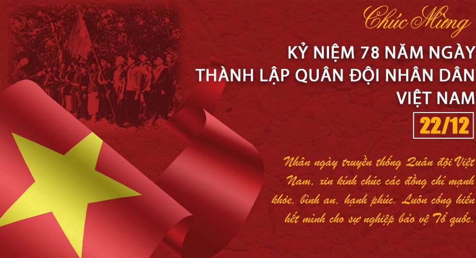 Thành lập Quân đội nhân dân Việt Nam vào ngày 22/12 năm 1944 đã mở ra một trang sử mới cho dân tộc Việt Nam. Hãy cùng nhau kỉ niệm ngày này bằng những hình ảnh đẹp, để tôn vinh những người lính dũng cảm mà đất nước mến yêu đã sinh ra!