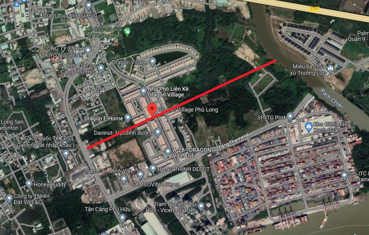 Ba tuyến đường sẽ mở theo quy hoạch qua khu đô thị Dragon Village tại TP Thủ Đức