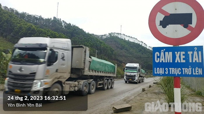 Yên Bái: Công ty xi măng Yên Bình ngang nhiên tiếp tay xe chở quá tải 6