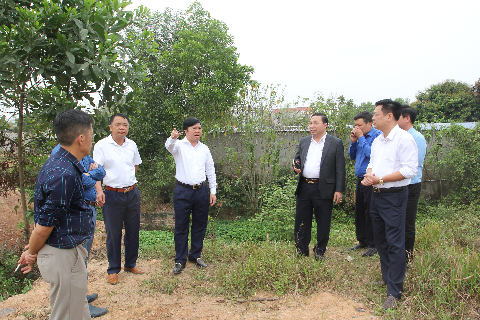 Đồng chí Bí thư Thành ủy, Chủ tịch UBND Thành phố kiểm tra tiến độ Dự dự án Khu công nghiệp Yên Bình, giai đoạn 2.