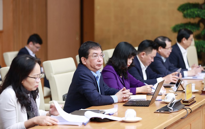 [Photo] Thủ tướng chủ trì Hội nghị toàn quốc về du lịch năm 2023 | Chính trị | Vietnam+ (VietnamPlus)