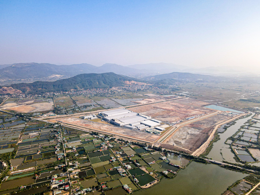 Hạ tầng KCN Amata Hạ Long - KCN Sông Khoai của Tập đoàn Amata hiện là KCN có sức hút đầu tư tốt nhất tại Khu kinh tế ven biển Quảng yên