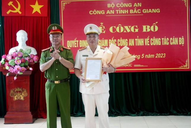 Giám đốc Công an tỉnh Bắc Giang bổ nhiệm nhiều lãnh đạo ảnh 1