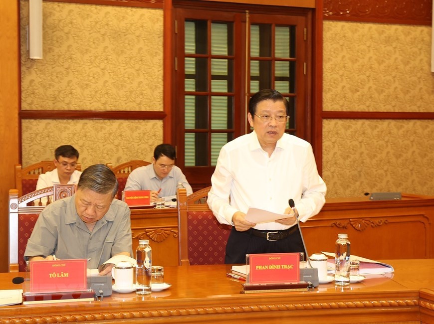 Tổng Bí thư chủ trì cuộc họp phòng, chống tham nhũng, tiêu cực | Chính trị | Vietnam+ (VietnamPlus)