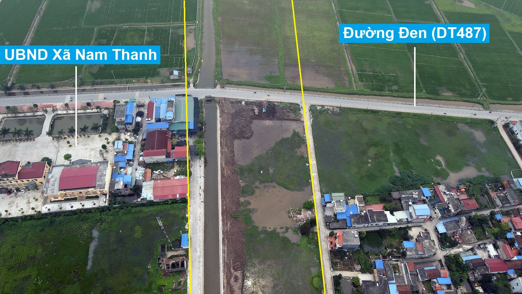 Hình ảnh đường Nam Định - Lạc Quần - Đường bộ ven biển sau 5 tháng khởi công
