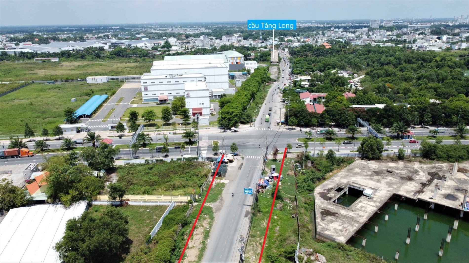Những khu đất sẽ thu hồi để mở rộng đường Lã Xuân Oai, đoạn từ đường Lê Văn Việt - Võ Chí Công