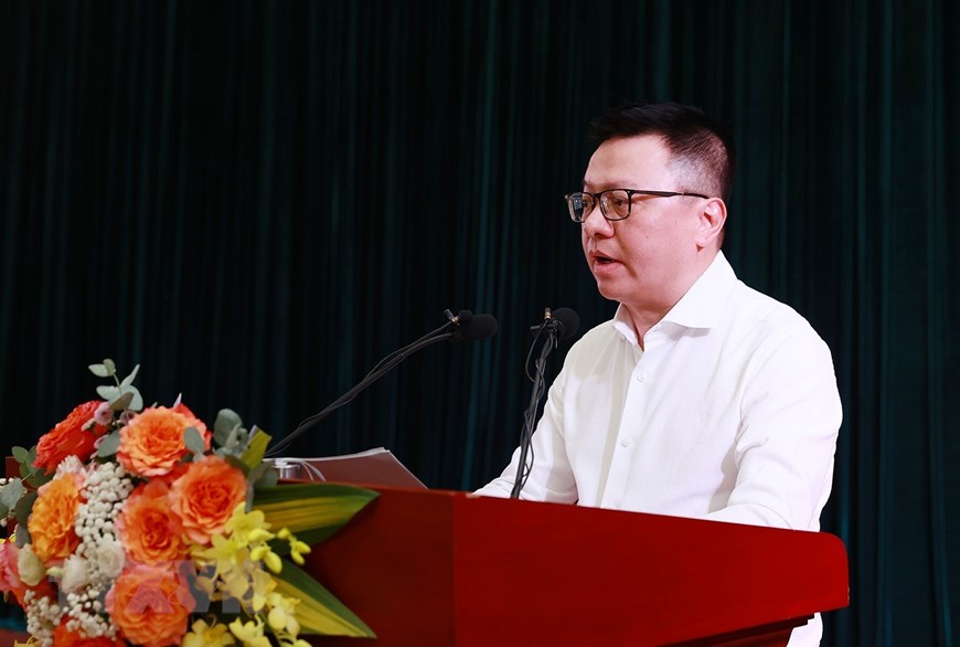 Thủ tướng Phạm Minh Chính đến thăm, làm việc với Hội Nhà báo Việt Nam | Truyền thông | Vietnam+ (VietnamPlus)