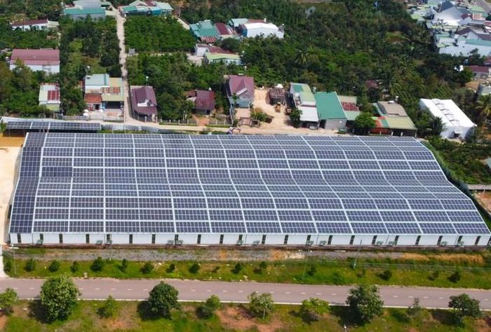Một dự án điện mặt trời ở tỉnh Lâm Đồng