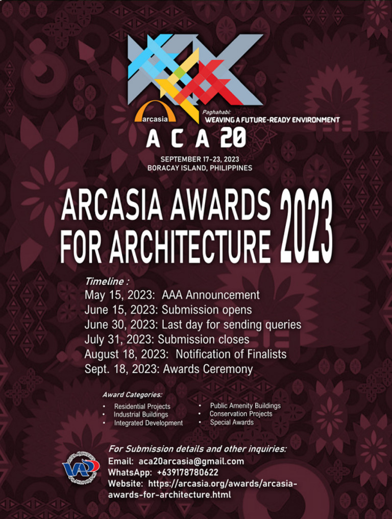 Giải thưởng ARCASIA Awards for Architecture 2023 chính thức khởi động - Tạp chí Kiến Trúc
