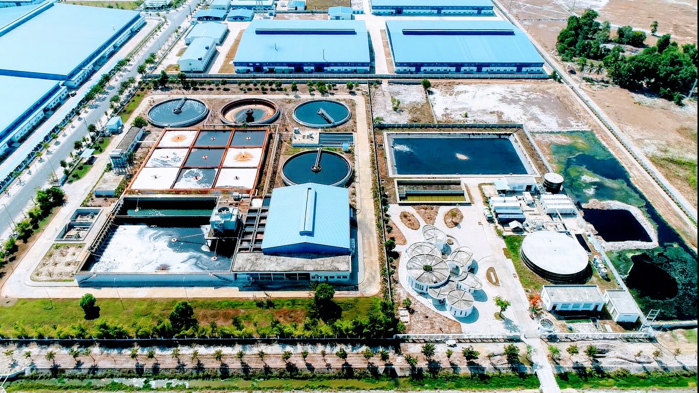 Nhà máy xử lý nước thải KCN Tam Thăng.
