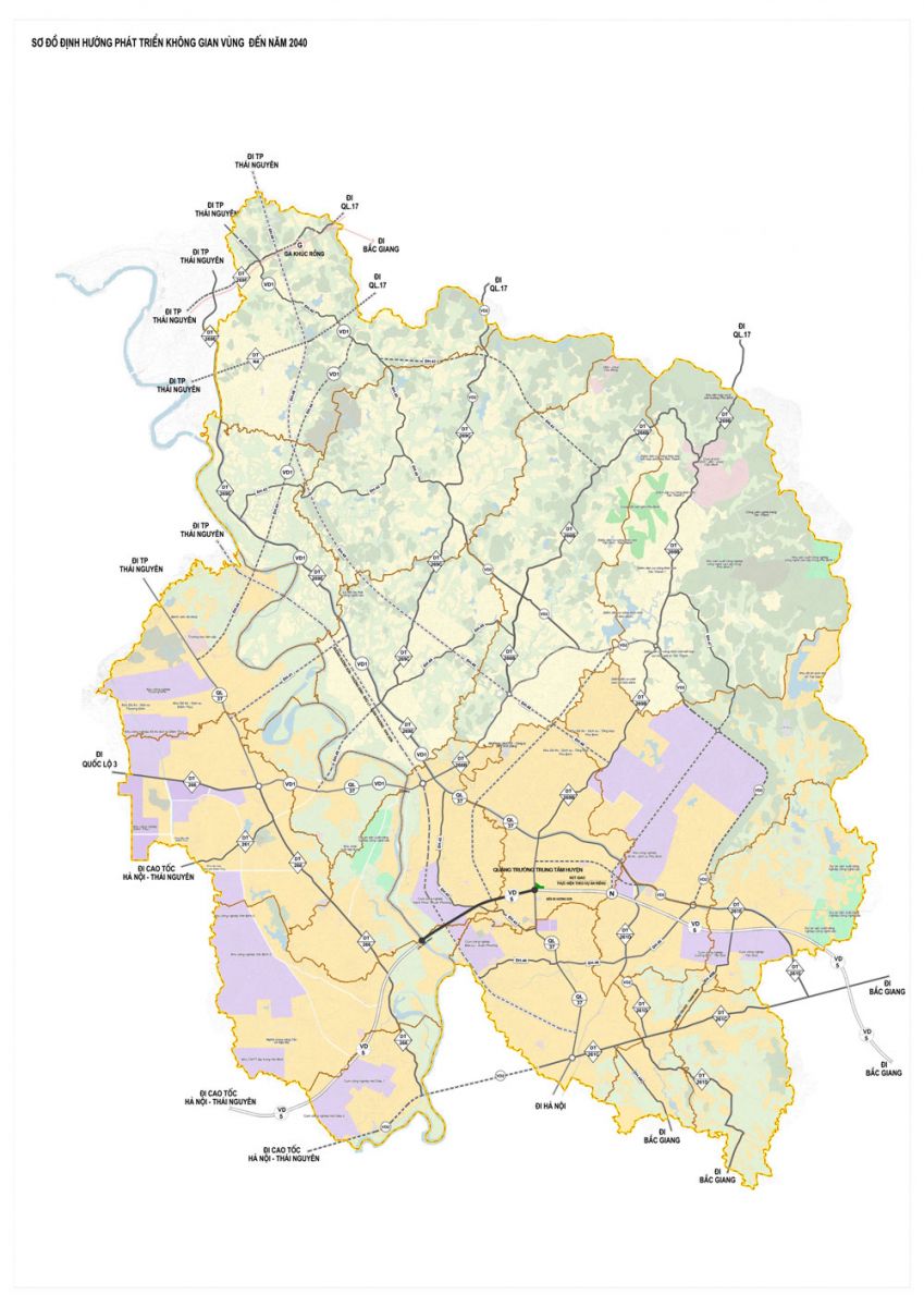 Quy hoạch Khu công nghiệp - đô thị - dịch vụ Phú Bình thành khu công nghiệp đa ngành
