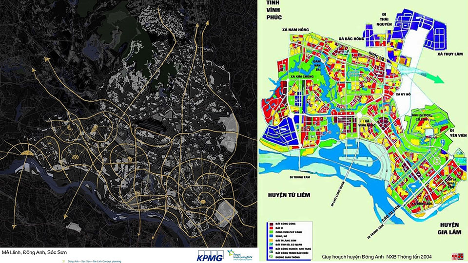 Quy hoạch vùng huyện Mê Linh: Phát triển giữa dòng chảy của Lich Sử - Sông Hồng - Tạp chí Kiến trúc Việt Nam