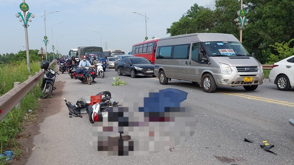 TP Bắc Giang, Tai nạn giao thông, khiến một phụ nữ, tử vong