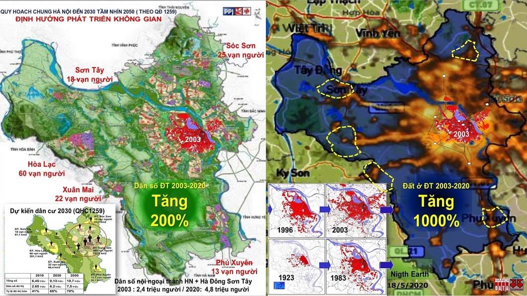 Sau 15 năm mở rộng địa giới hành chính Hà Nội: Cần tư duy đổi mới về quy hoạch