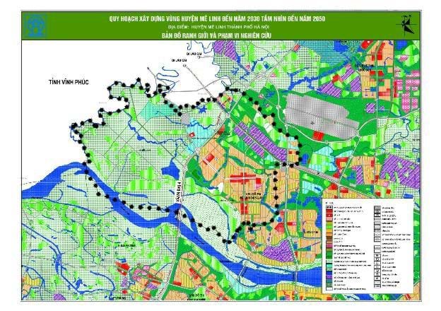 Lập quy hoạch chi tiết khu công viên - thể dục thể thao huyện Mê Linh