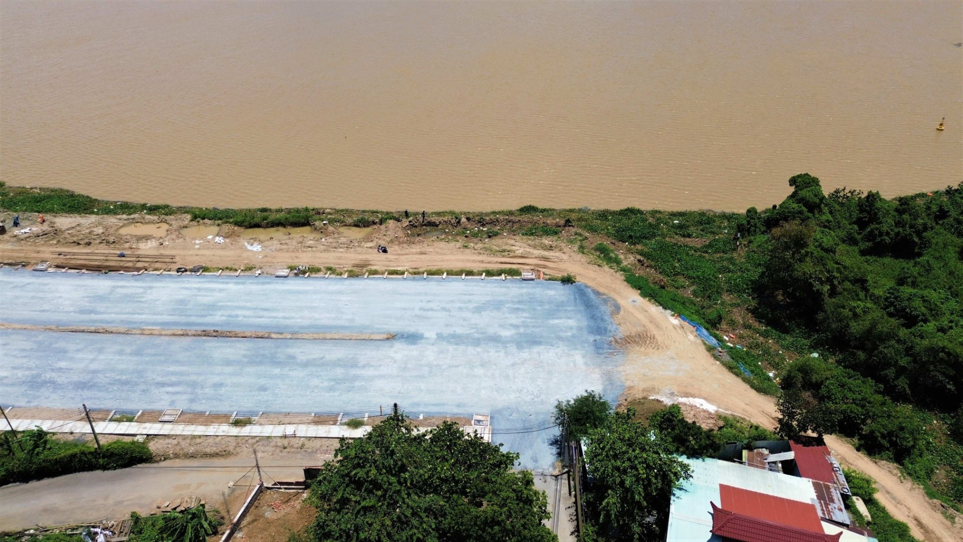 Toàn cảnh đường ven sông Đồng Nai hơn nghìn tỷ đang thi công