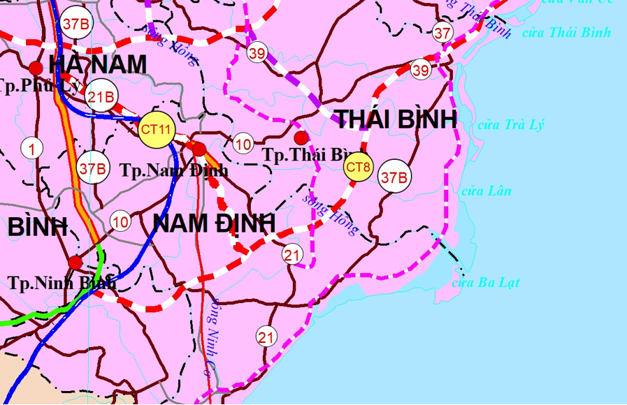 Trình phê duyệt cao tốc Ninh Bình - Hải Phòng đoạn qua tỉnh Nam Định và Thái Bình vào tháng 9