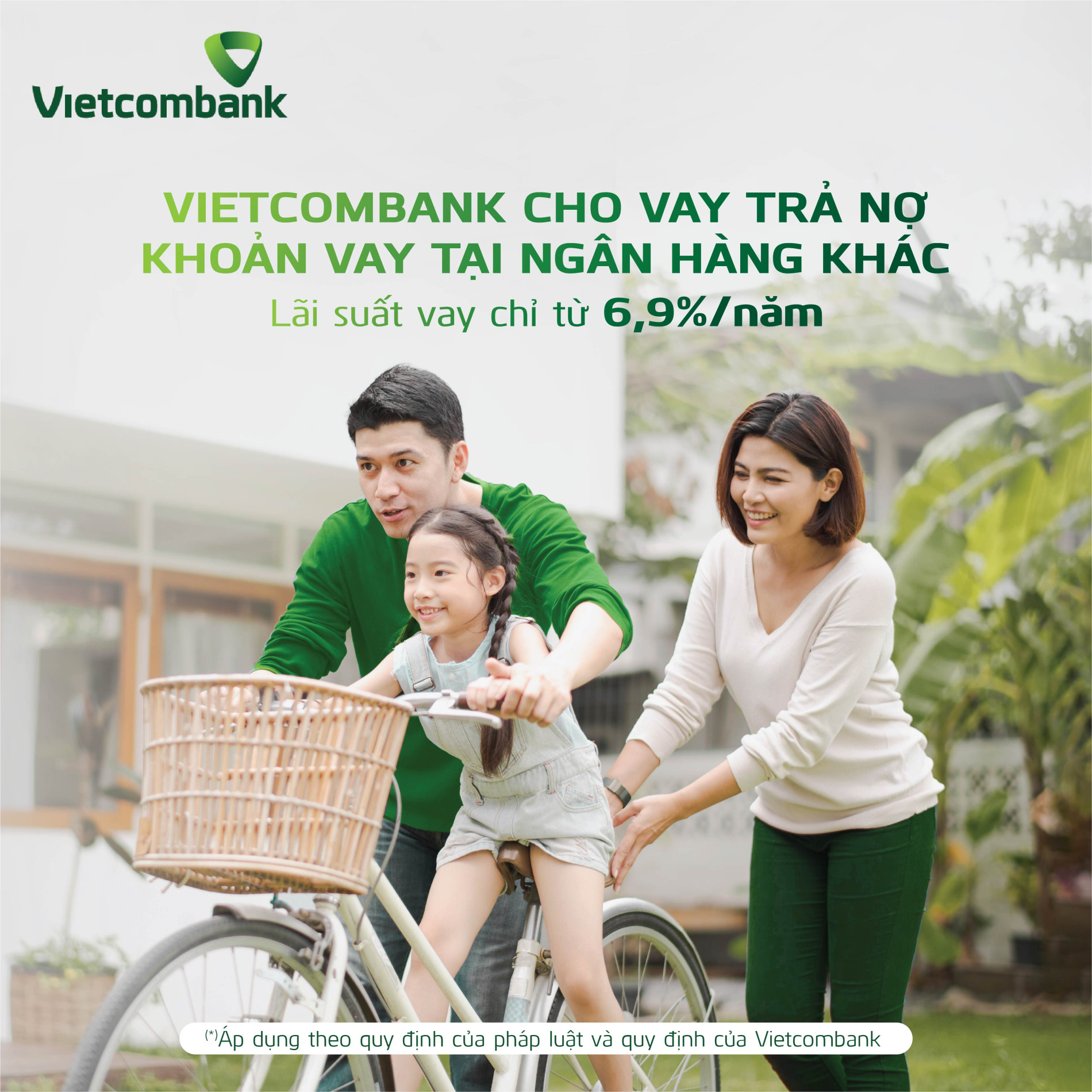Khách hàng có thể vay vốn tại Vietcombank để trả nợ khoản vay tại ngân hàng khác - Ảnh 1