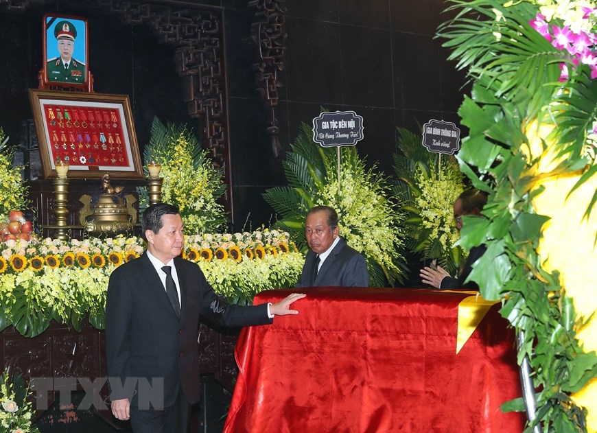 Lễ viếng Thượng tướng Nguyễn Chí Vịnh, nguyên Thứ trưởng Bộ Quốc phòng | Chính trị | Vietnam+ (VietnamPlus)