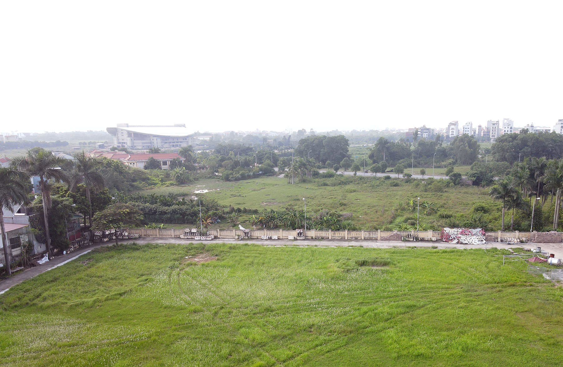 Cận cảnh khu đất quy hoạch xây trung tâm hành chính huyện Đông Anh, Hà Nội