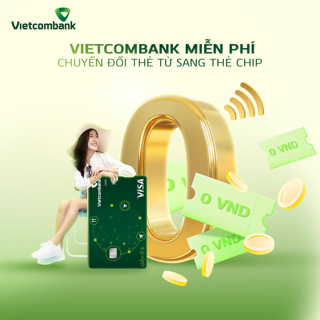 Lợi ích của thẻ Vietcombank công nghệ chip contactless ảnh 1