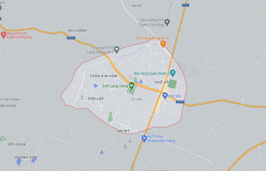 Phê duyệt Quy hoạch chi tiết xây dựng Khu đô thị phía Nam thị trấn Vôi, huyện Lạng Giang