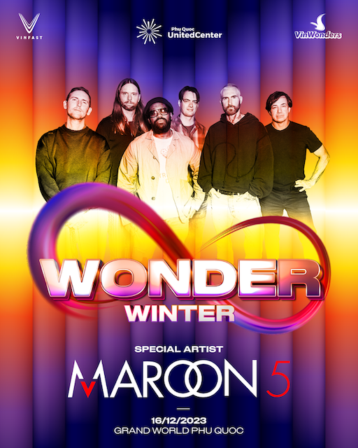 Maroon 5 sẽ là ngôi sao chính của 8Wonder Winter Festival mùa thứ 2 - Ảnh: Đ.H