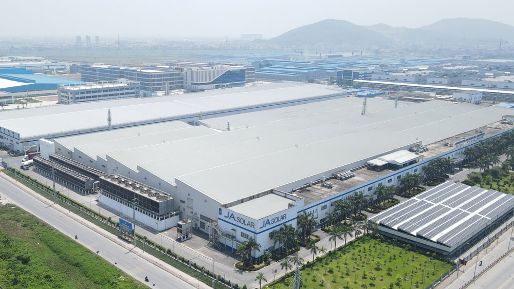 Công ty TNHH JA Solar Việt Nam, đầu tư, Bắc Giang, khu công nghiệp, công nghiệp