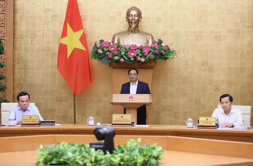 Thủ tướng chủ trì Phiên họp Chính phủ thường kỳ tháng 10 năm 2023 | Chính trị | Vietnam+ (VietnamPlus)
