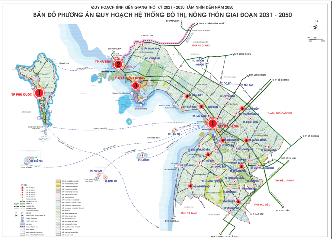 Quy hoạch Kiên Giang 2030: Xây dựng 5 khu công nghiệp, 12 cụm công nghiệp, 2 Khu kinh tế Phú Quốc và Khu kinh ...