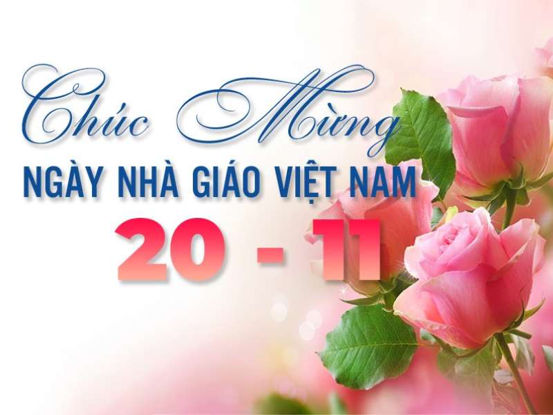 Thiệp chúc mừng ngày Nhà giáo Việt Nam 20/11 đẹp, ý nghĩa nhất | Khoa học  và Đời sống