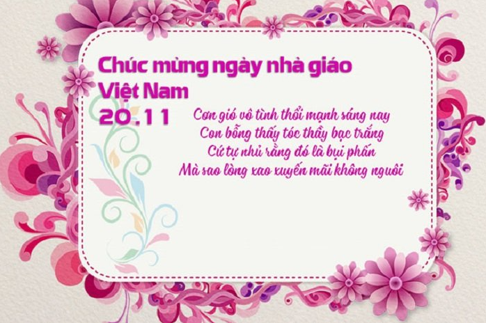 Những mẫu thiệp chúc mừng ngày Nhà giáo Việt Nam 20/11 online đẹp nhất 2023- Ảnh 14.