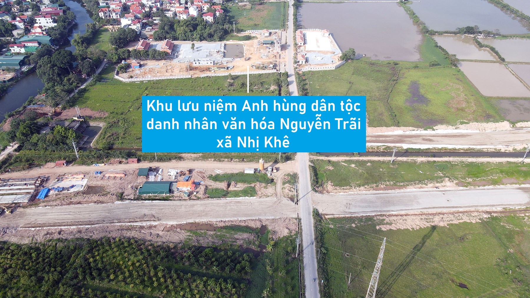 Hình ảnh vành đai 4 qua Thường Tín, Hà Nội đang xây dựng