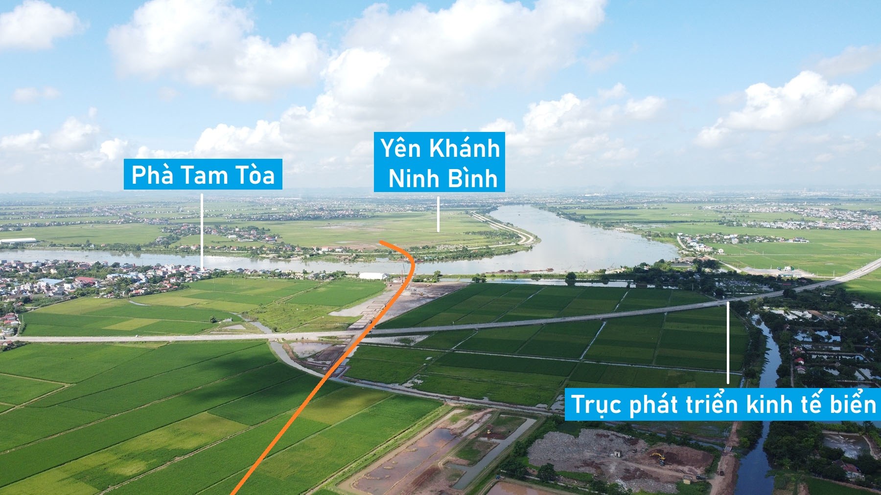 Toàn cảnh cao tốc Ninh Bình - Nam Định - Thái Bình - Hải Phòng sẽ xây dựng qua huyện Nghĩa Hưng