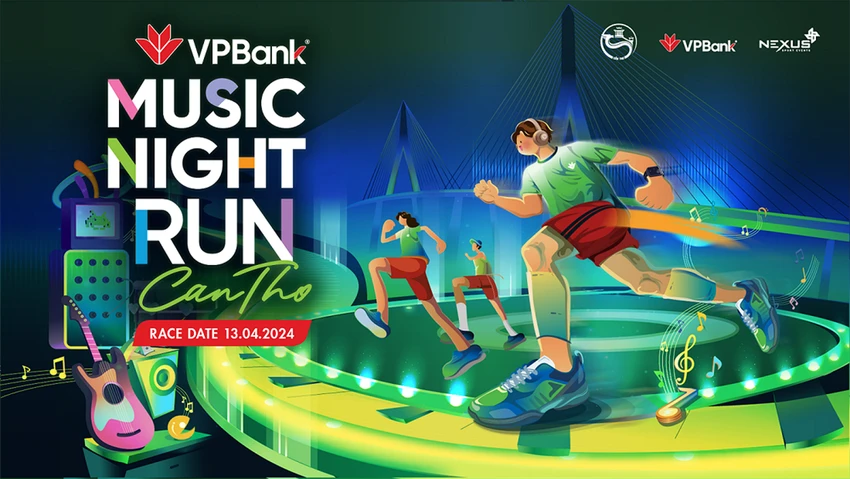 VPBank tổ chức lễ hội thể thao âm nhạc 'VPBank Can Tho Music Night Run 2024'