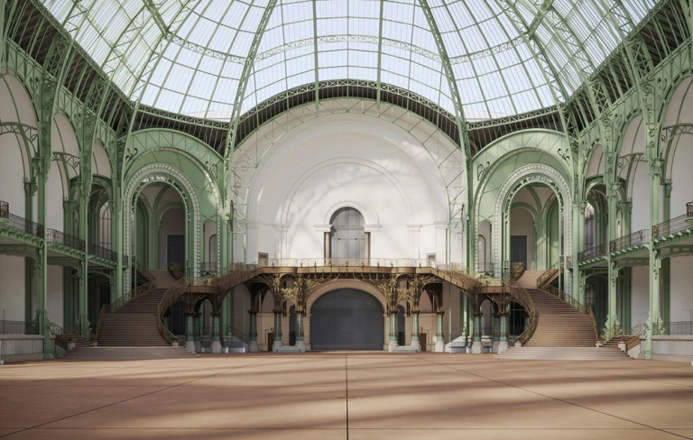 Grand Palais ở Paris đang được trùng tu - Ảnh: CHATILLON ARCHITECTES