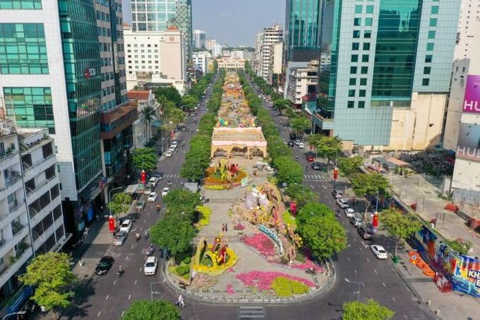 Nhiều đoạn đường quanh Đường hoa Nguyễn Huệ sẽ bị cấm lưu thông để phục vụ lễ hội
