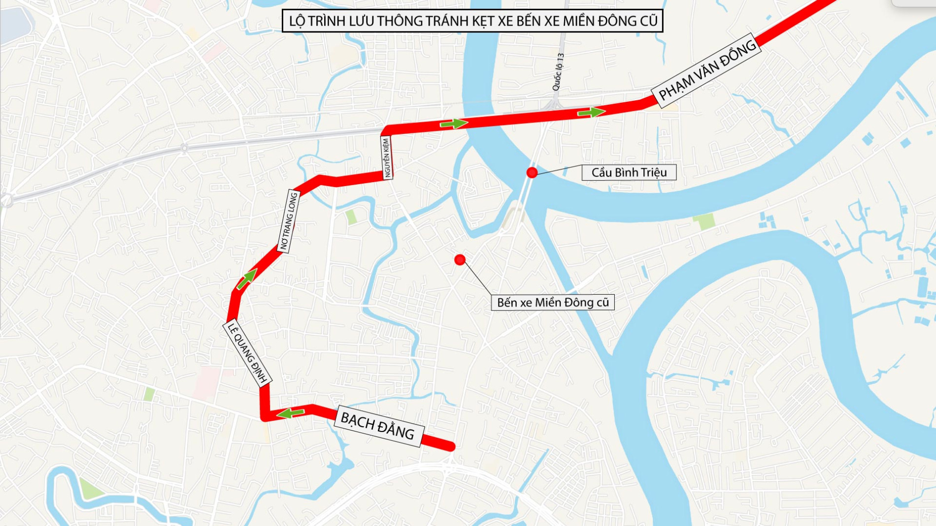 Sáu lộ trình tránh kẹt xe ở cửa ngõ TPHCM dịp Tết