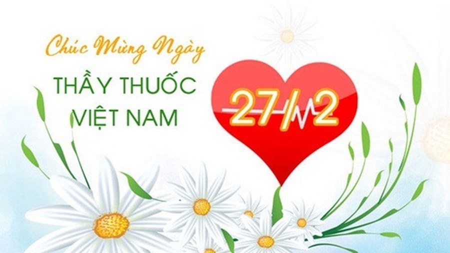 Những mẫu thiệp chúc mừng ngày Thầy thuốc Việt Nam 27/2 online đẹp nhất - Ảnh 3.