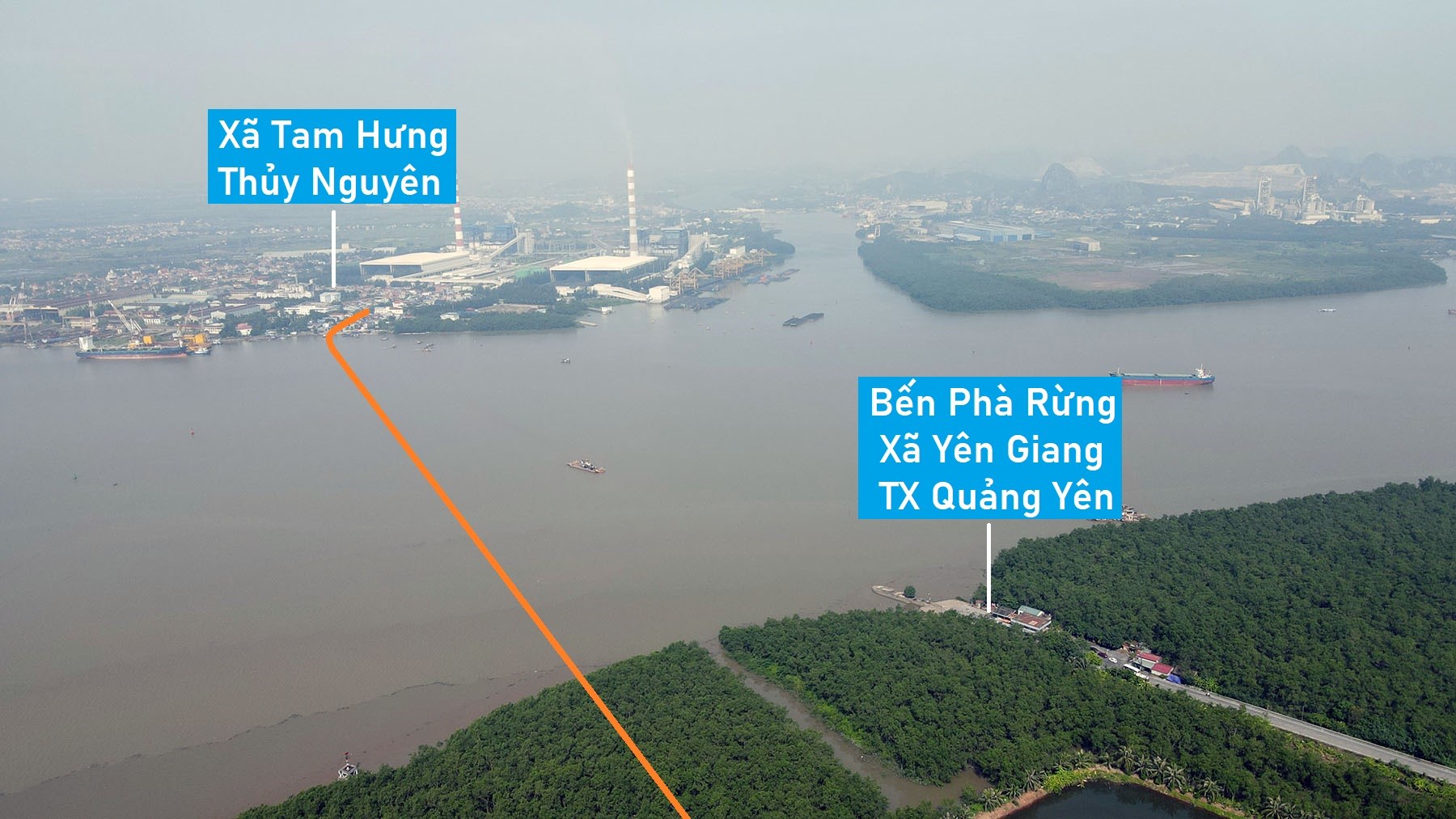 Hải Phòng quy hoạch xây cầu thay thế phà Rừng nối sang Quảng Ninh