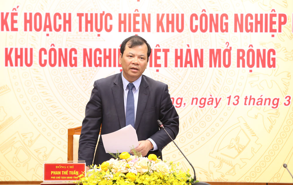 Bắc Giang, Trao Giấy chứng nhận đăng ký đầu tư, khu công nghiệp Phúc Sơn, khu công nghiệp Việt Hàn, công nghiệp, đầu tư