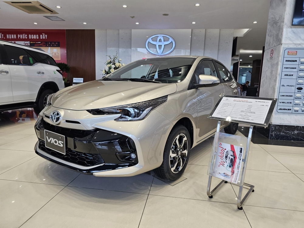 Giá lăn bánh xe Toyota Vios tháng 4/2024: Chỉ từ 458 triệu đồng
