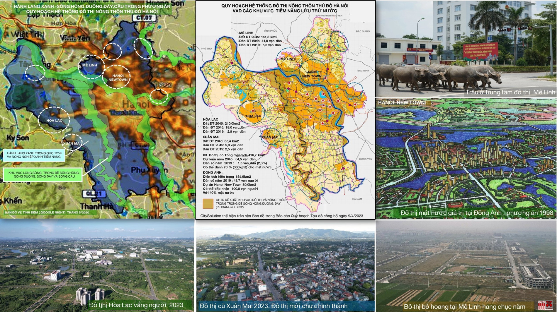 Khai thác tối ưu tài nguyên Đất – Nước để phát triển Đô thị, Nông thôn trong Quy hoạch Thủ đô - Tạp chí Kiến trúc Việt Nam