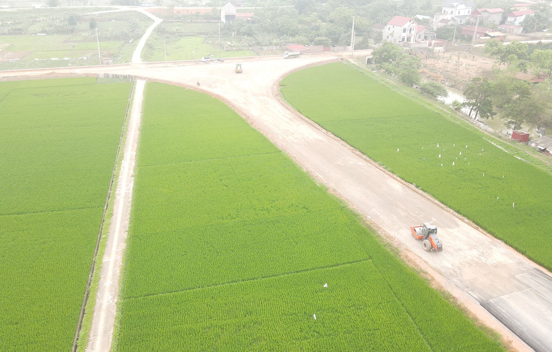 Hình ảnh đường kết nối Hà Nội - Bắc Giang qua cầu Xuân Cẩm vừa thông xe